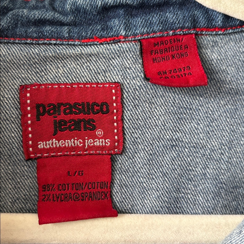 Parasuco Dark Blue Jean Jacket - Picture 2 of 5